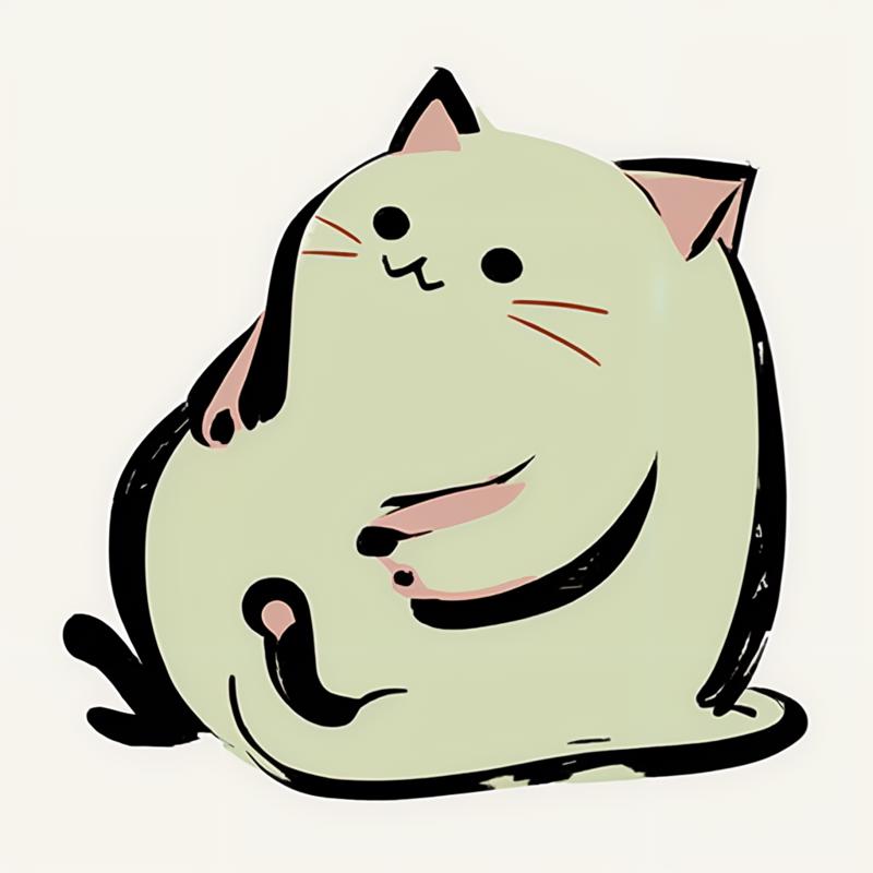 01005-2988092017-cat,(cute_1.2),chubby,sitting,_lora_MHRise_IconV3-000012_0.8_,mh icon,mhr icon,illustration,Flat coating,No strokes,no Outlines,.png